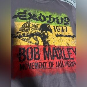 Exodus 1977 Bob Marley graphic shirt